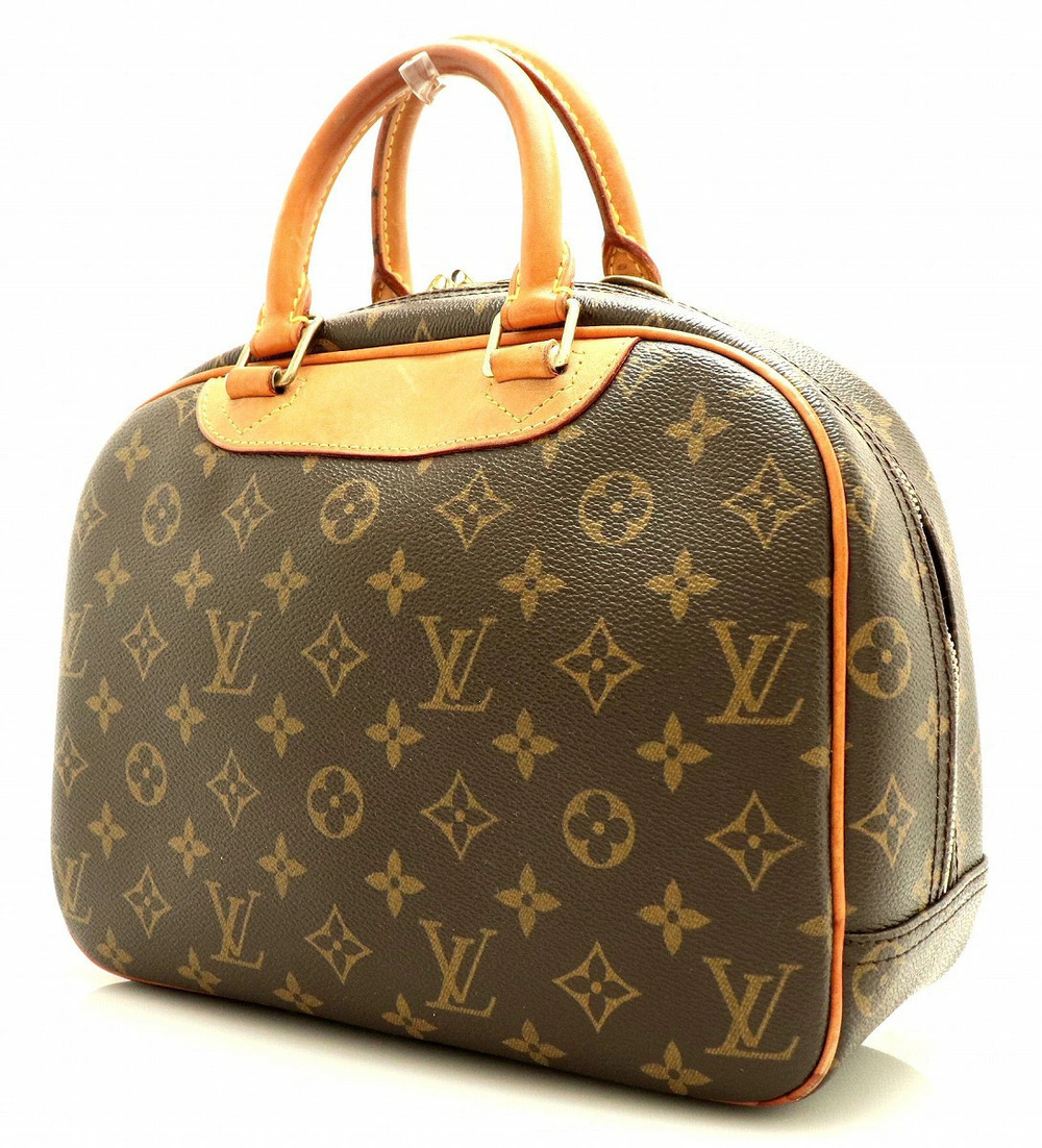 Louis Vuitton Monogram Handbag Trouville Brown
